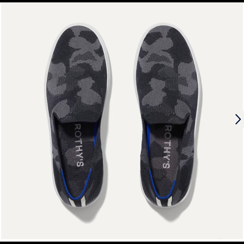 Rothy’s The Sneaker in Grey Camo